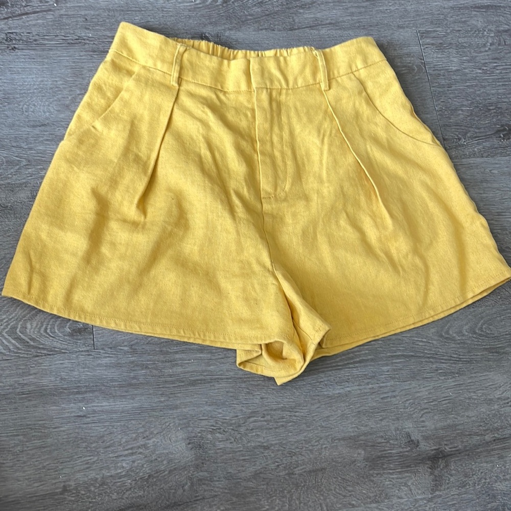 Light yellow shorts